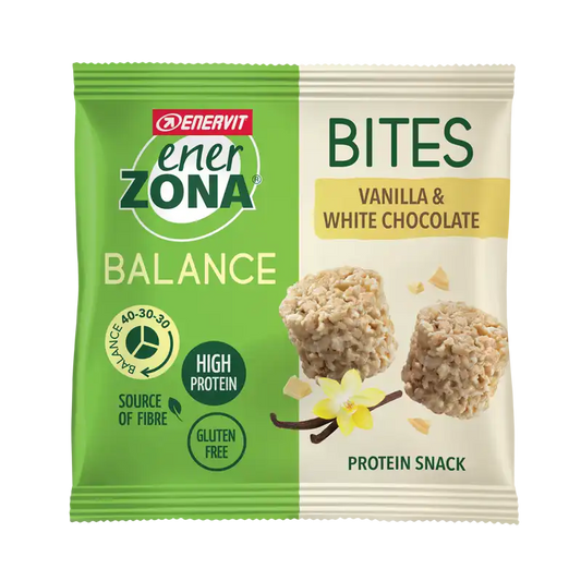 EnerZona ® Balanced Bites Vanilie și ciocolată albă